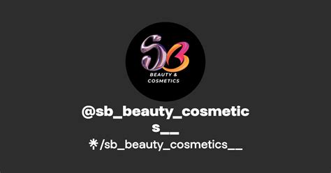 Sb Beauty Cosmetics Instagram TikTok Linktree