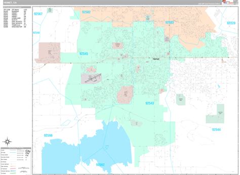 Hemet Ca Zip Code Map - Filide Winnifred