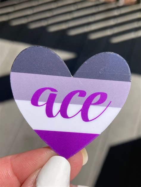 Asexual Pride Sticker Pack Lgbtq Stickers Pride Stickers Etsy