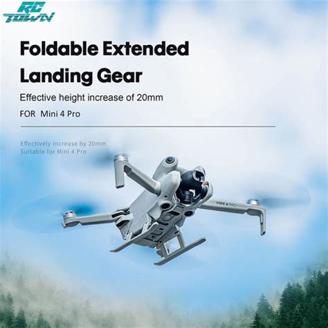 Drone Landing Gear Foldable Extensions Quick Release Heightened