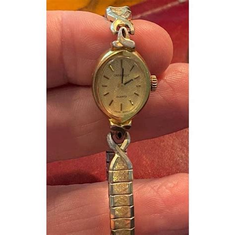 VTG Women S Gold Tone Caravelle Watch For Depop