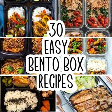 30 Bento Box Recipes for Adults That Are Easy