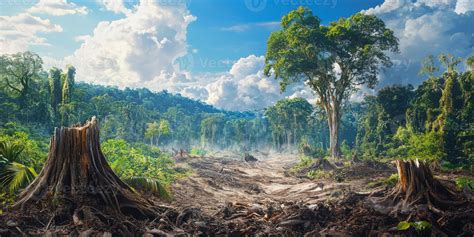 Deforestation Rainforest Destruction Habitat Loss Environmental Impact