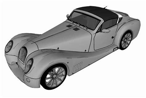 Morgan Aero 8 In Skp Cad Download 1 64 Mb Bibliocad