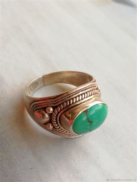 Винтаж: Кольца винтажные: кольцо с бирюзой в интернет-магазине на ...