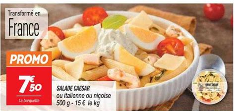 Promo Salade Caesar Chez Netto Icatalogue Fr