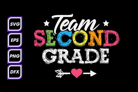 Team Second Grade Graphic By Tlamtha Studio Creative Fabrica