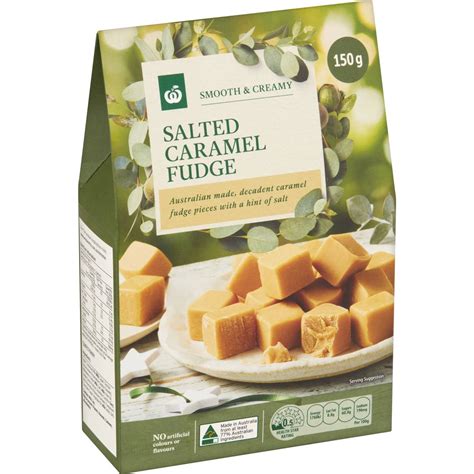 Woolworths Salted Caramel Fudge 150g Woolworths