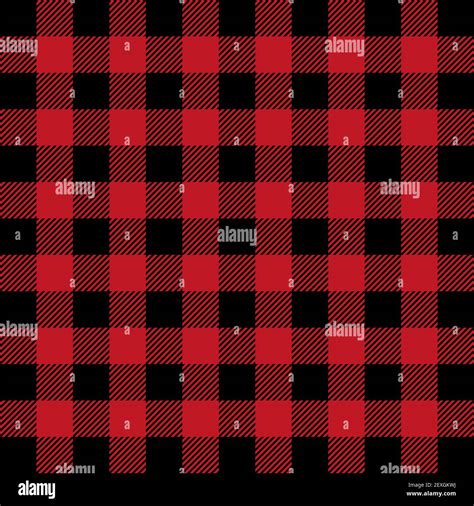 black  red rustic buffalo plaid pattern stock photo alamy