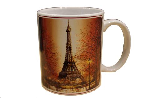 Mug Eiffel Tower Paris with 2 sides - Souvenirs of Paris, PAR'ICI ...