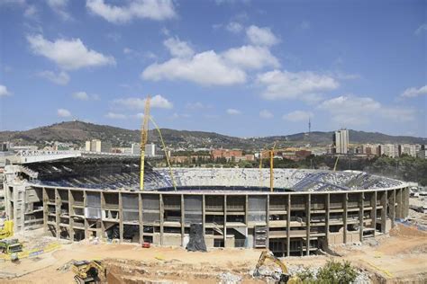 Las impactantes imágenes del Camp Nou en ruinas con motivo de las obras