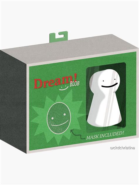 Dream Blob Figurine Sticker For Sale By Wckdchristina Redbubble