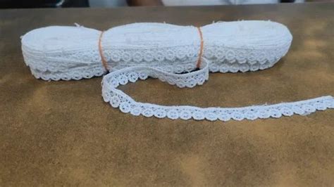 1 Inch White Polyester GPO Lace For Garments Roll Length 8 M At Rs 6