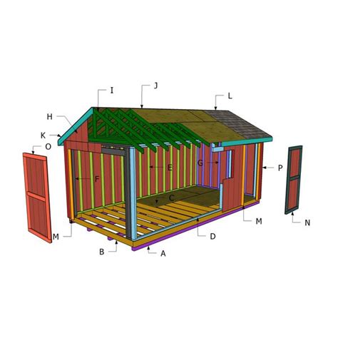 10x20 Garden Shed Plans - Inspire Uplift