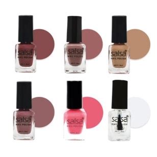 Jual SALSA Nail Polish Nude Kutek Matte Eceran Shopee Indonesia