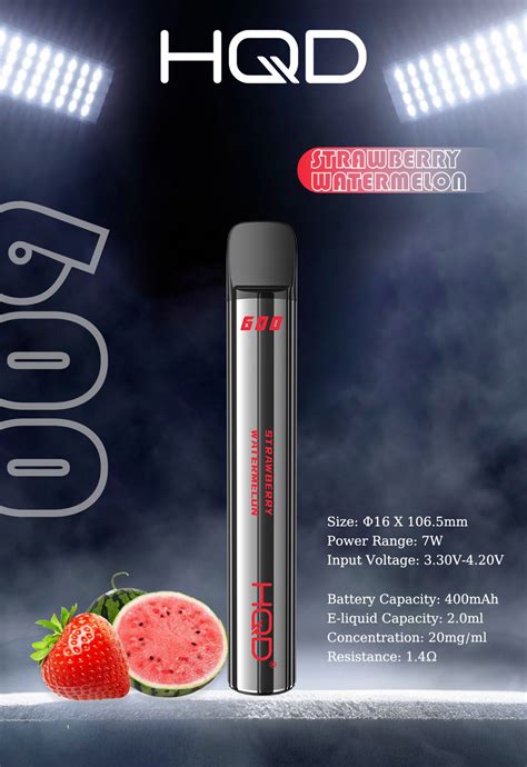 Hqd 600 E Cigarette 600 Puff Wholesale I Vape Pen Electronic Europe