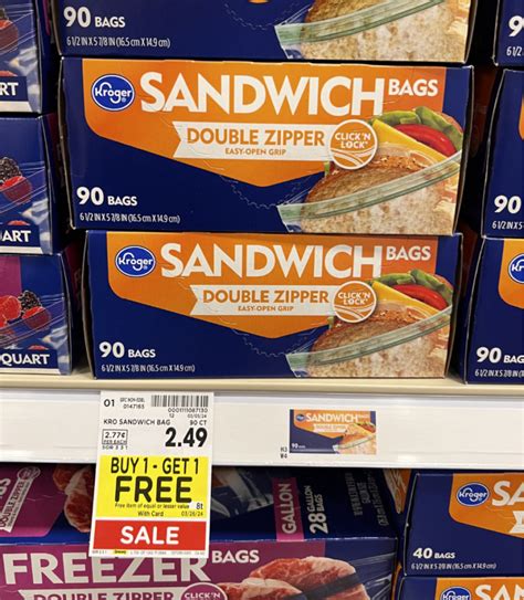 Kroger Sandwich and Snack Bags are B1G1 Free! - Kroger Krazy