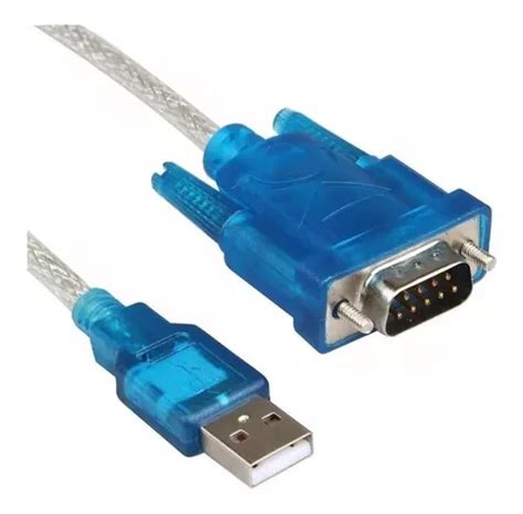 Cable Usb A Serial Db Rs Pin Color Azul Mercadolibre