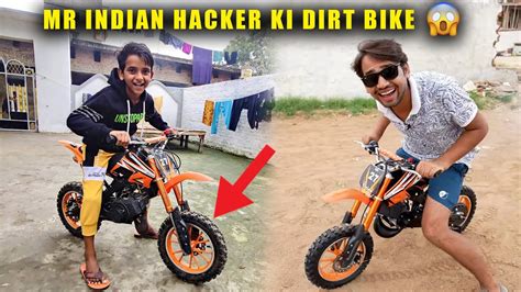 Zeeshan Riding Mrindianhacker Dirt Bike Mr Indian Hacker Ki Dirtbike