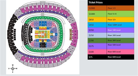 WrestleMania 34 Seating Chart Travel2mania