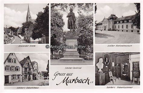 Marbach Neckar Ansichtskarte Postkarte Gruss Aus Marbach A