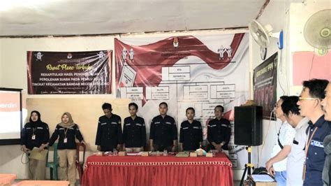 Serentak Pleno Suara Pemilu 2024 Di 20 Kecamatan Kabupaten Tanggamus