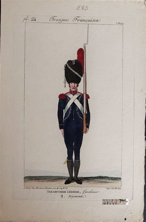 Carabinier Du Er R Giment D Infanterie L G Re Par Martinet