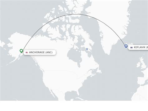 Direct Non Stop Flights From Reykjavik To Anchorage Schedules