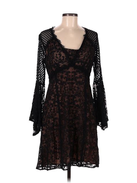 Nanette Lepore Silk Black Cocktail Dress Size Off Thredup