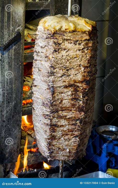 Traditional Delicious Turkish Foods Doner Kebab Stock Photo Image Of