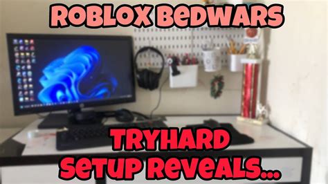 Roblox BedWars Tryhard Reveals Gaming Setup 300 Sub Special YouTube