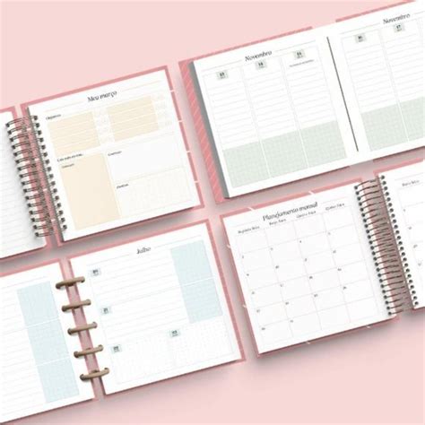 Arquivo Digital Encadernação Combo Miolos Planners 2023 | Elo7