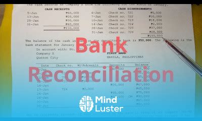 Learn Problem Solving Bank Reconciliation Adjusted Balance Method