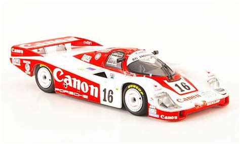 Diecast Model Cars Porsche 956 1984 143 Minichamps L No16 Canon 24h