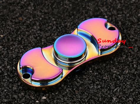 Custom Fidget Spinner Hand Toy Rainbow Color Wholesale Supplier