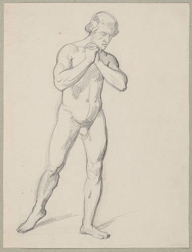 Sketch Of A Nude Male Recto Hand Study Verso Free Public Domain