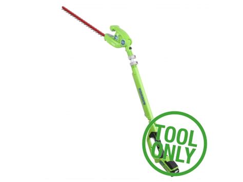 Greenworks V Long Reach Hedge Trimmer Tool Only G Ph