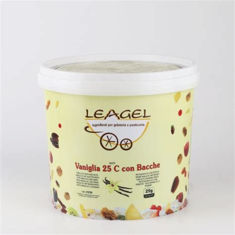 VANILLA PASTE 25 C WITH BERRIES Leagel Bucket Of 3 5 Kg