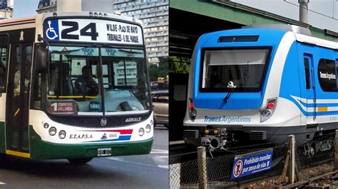 Suba De Tarifas De Colectivos Y Trenes Un 40 Pagina12web