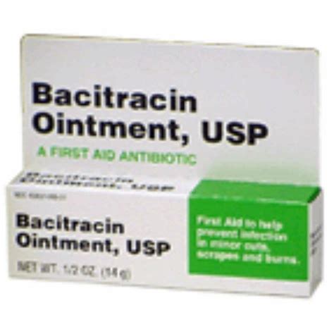 Bacitracin Ointment First Aid Antibiotic Prevent Minor Cut 05oz 2