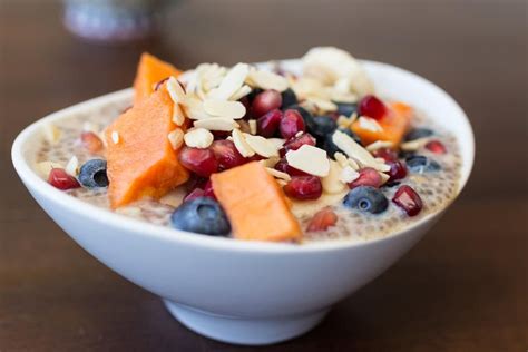 Pudín de chía con avena de 301 Kcal Receta fácil en la app Avena