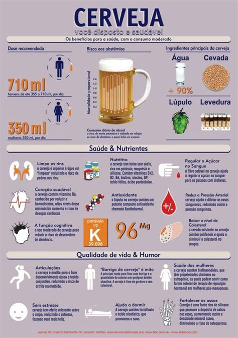 Armaz M Gua De Beber Infogr Fico Mostra Benef Cios Da Cerveja Para A