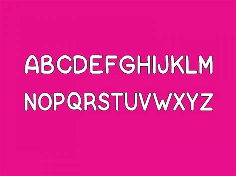 Bubble Letter Font Free Download - Fonts Empire