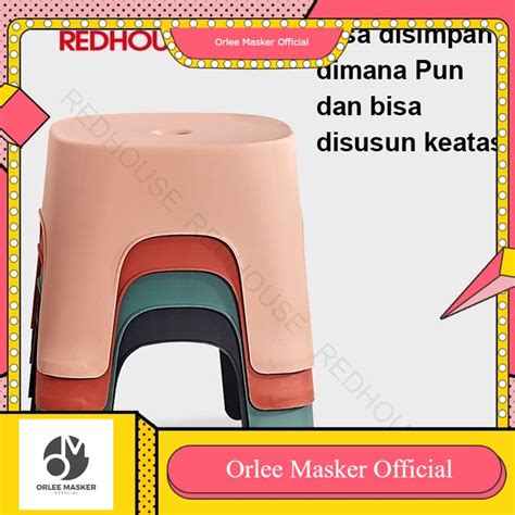 Jual Bangku Kursi Duduk Jongkok X X Cm Bahan Plastik Kuat Pabrikan