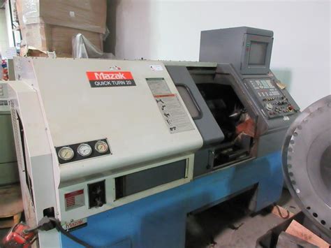 Machines Used Mazak Quick Turn 20 Cnc Turning Center With Tool Eye Chip Conveyor And More