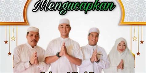 Masdar Beserta Keluarga Mengucapkan Selamat Hari Raya Idul Fitri H