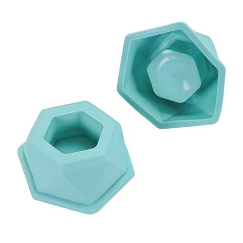 Molde Para Maceta Hexagonal Molde De Silicona Lados