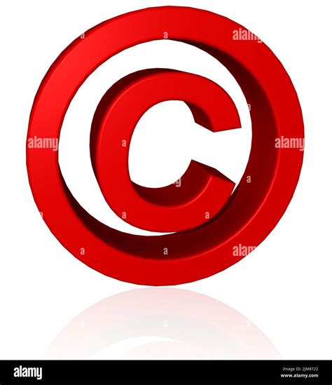 Copyright Symbol 3d Stock Photo Alamy