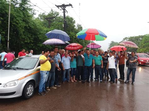 Taxistas Fazem Ato E Pedem Mais Fiscaliza O Contra Transportes