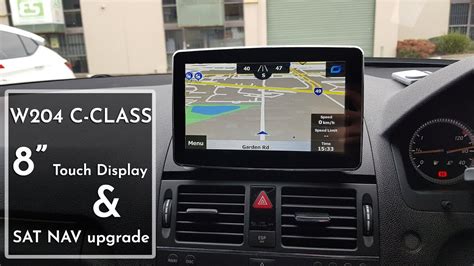 Mercedes Benz W204 C Class Pre Face Lift 8 Display Replacement With Sat Nav Upgrade Youtube